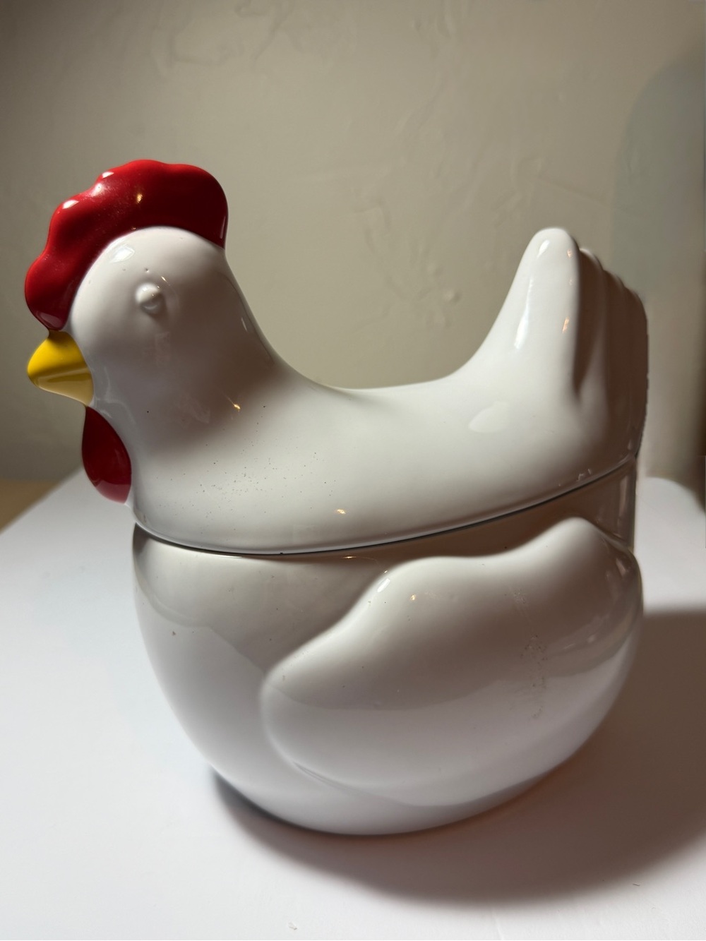 NWT Food Network Stoneware Chicken Cookie Jar 10” - Picture 2 of 7